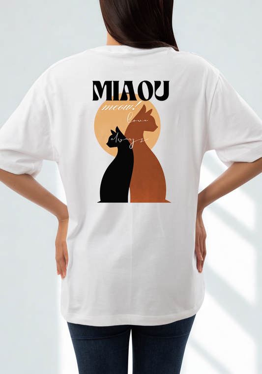 Meow! - Unisex Oversized T- Shirt