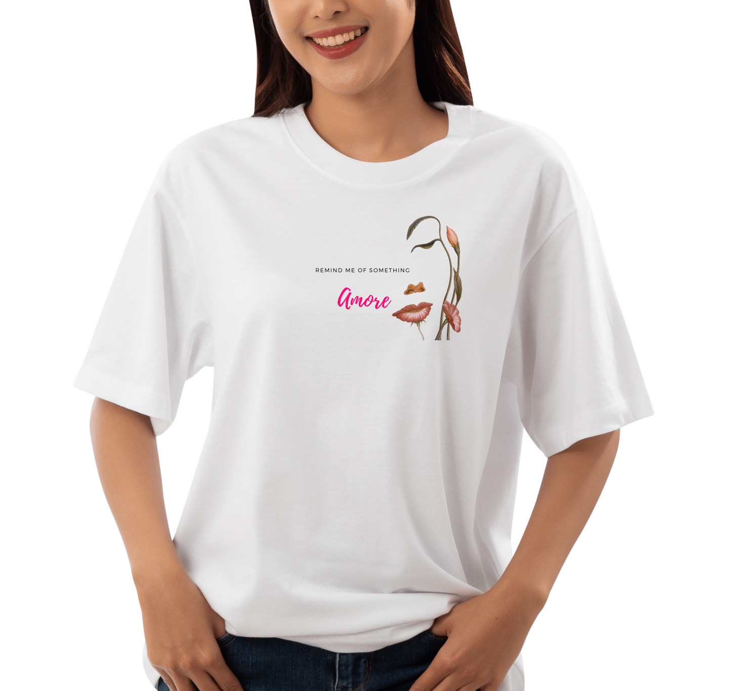 Handmade Art Work - Oversized T-Shirt for Women